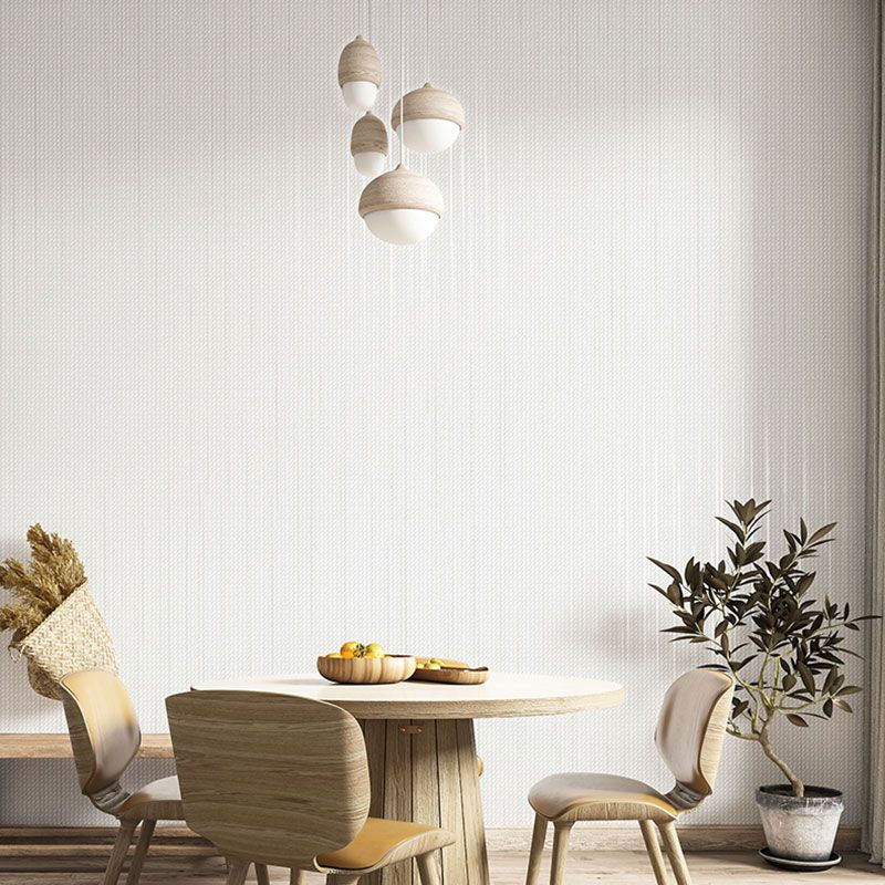 Textured Surface Wall Covering in Soft Color Non-Woven Fabric Wallpaper for Home Decor, 31'L x 20.5"W