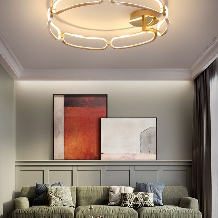 Sphère semi-flush plafonne