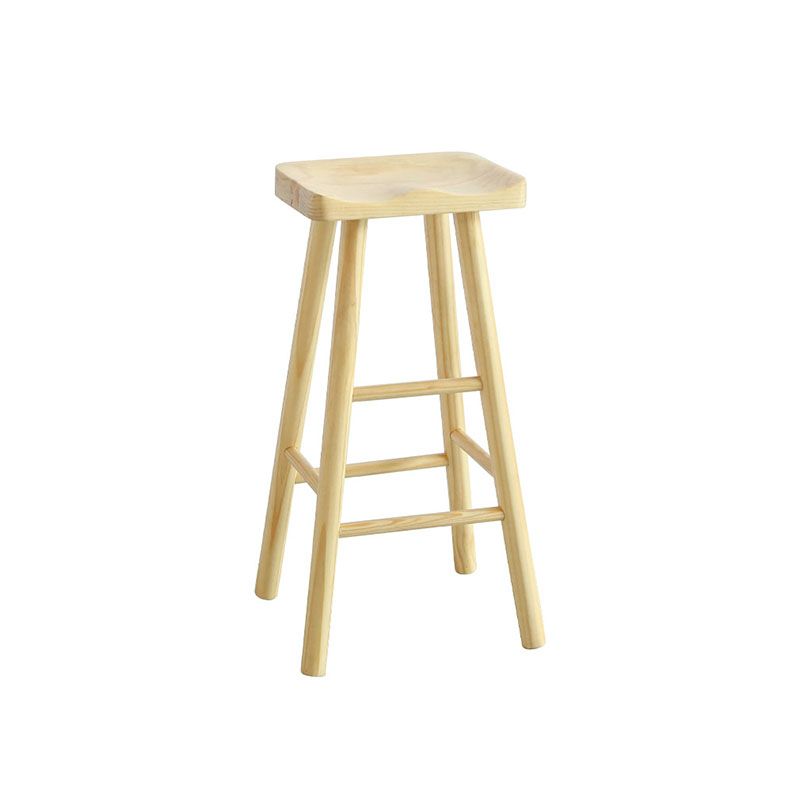 Solid Wood Bar Table Set 1/2/3 Pieces Rectangular Bar Stool and Table Set