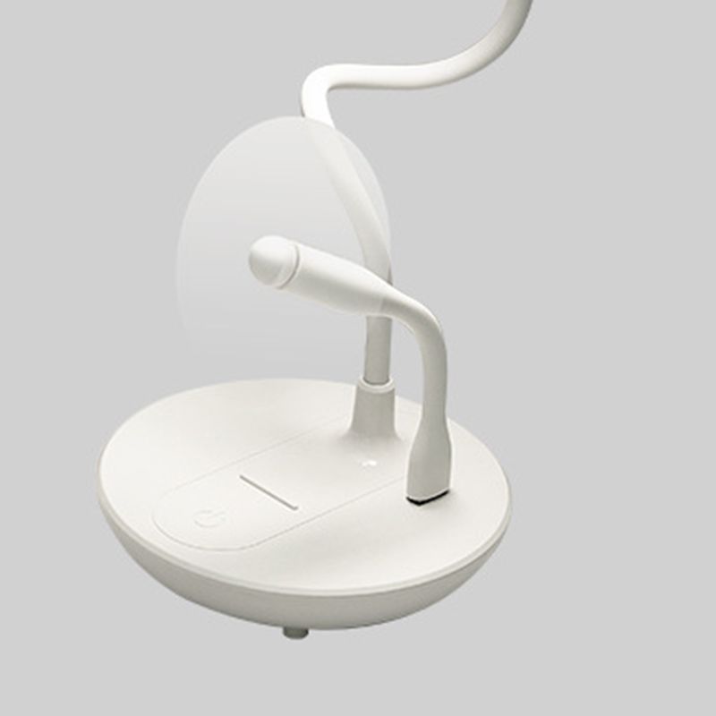 Modern Cone Table Lamp Plastic 1 Light Night Table Lamps in Multi-Colored