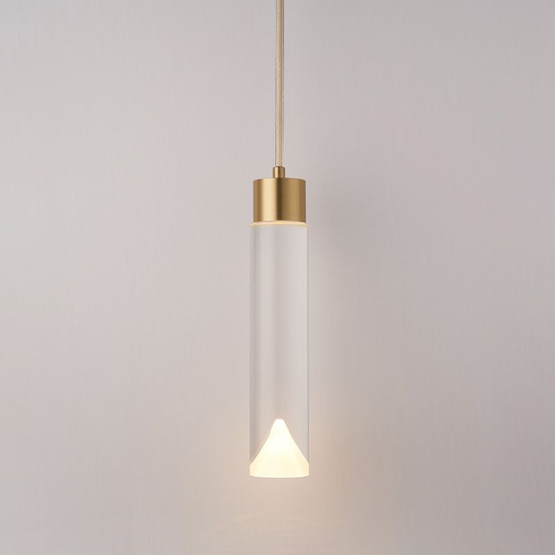 K9 Crystal Cylindric Pendant Lighting Simplicity Finis Finis Finis Plafond