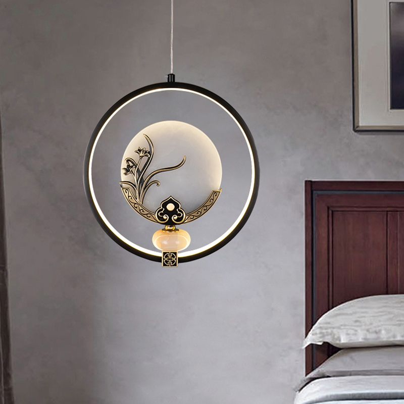 Kit de lampe suspendue en marbre moderne à 1 light