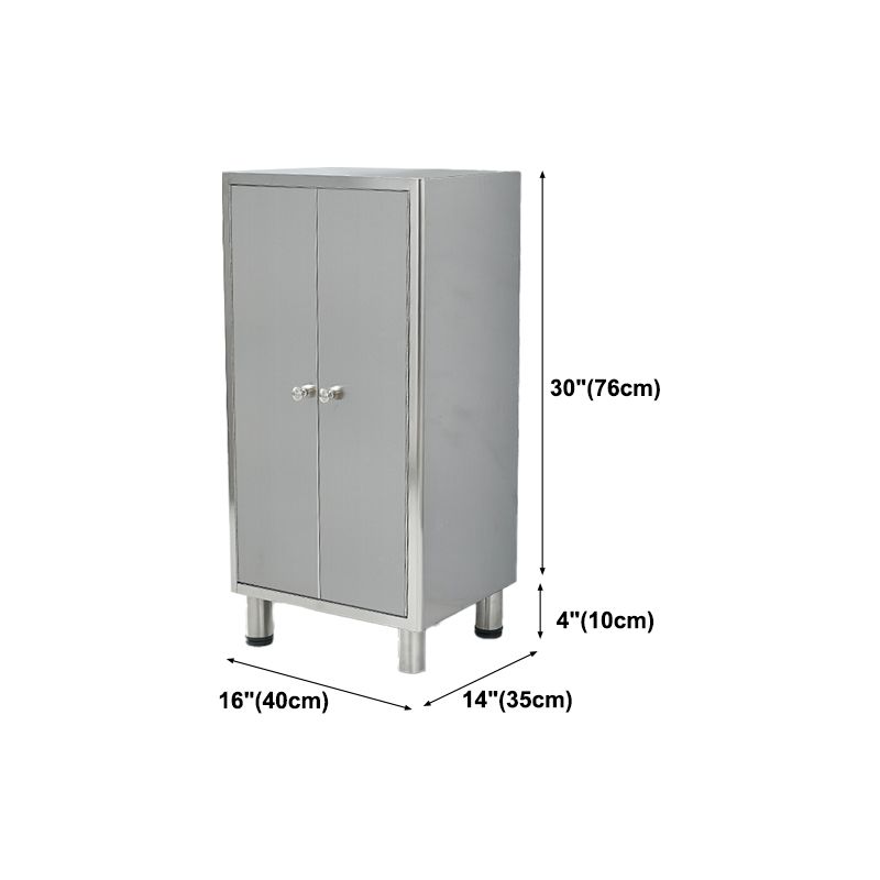Stainless Steel Sideboard Cabinet Modern Server Cabinet with Storage for kitchen