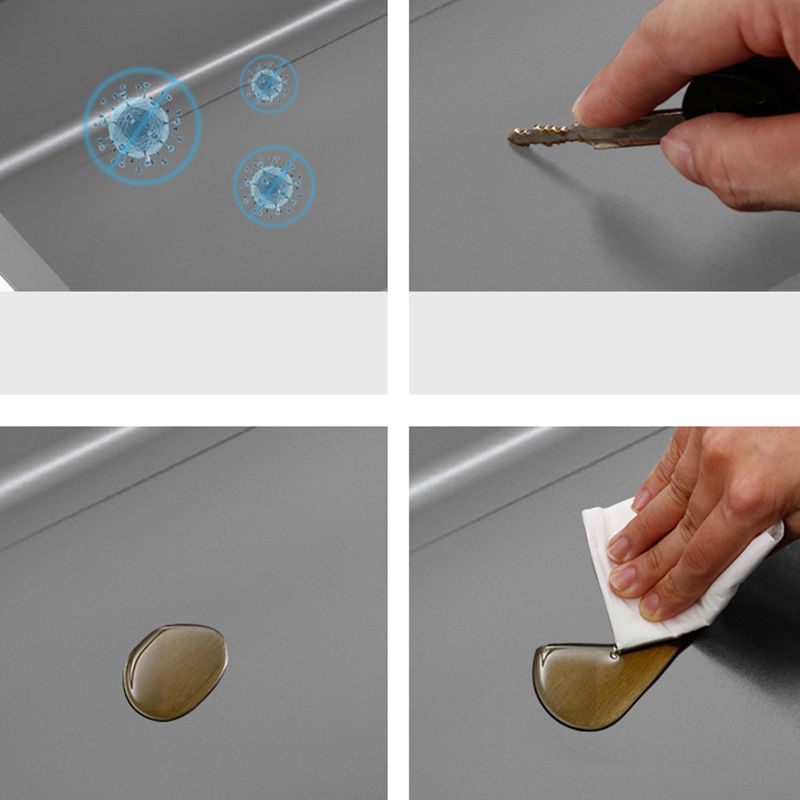 Modern Kitchen Sink Stainless Rectangular Faucet Kitchen Sink