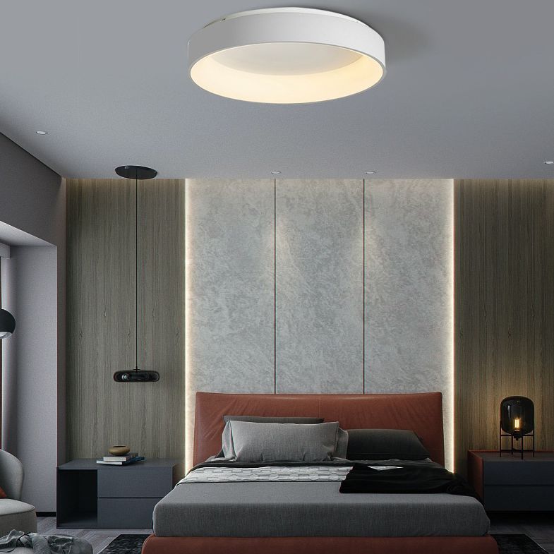 Geometrische Unterputz-Deckenleuchten, moderner Acryl-Deckenleuchter für Schlafzimmer