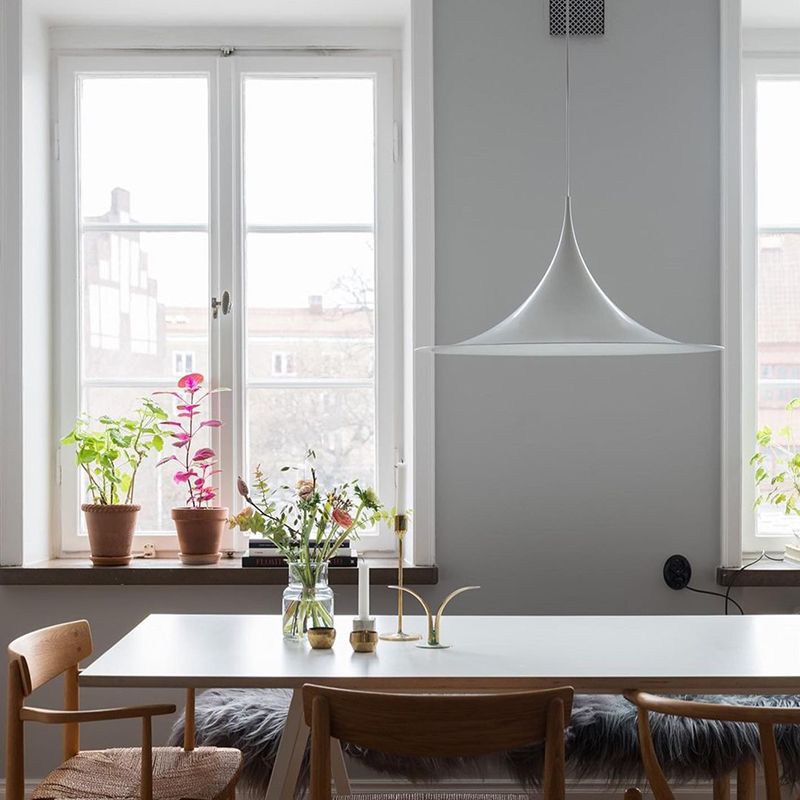 Modern Hanging Light Household Metallic Art Pendent Light for Living Room