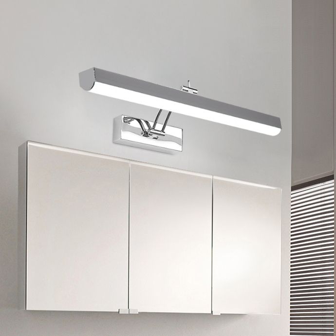 Elongated Metal Wall Sconce Lighting Simplicity Style LED Black Wall Lighting Fixture