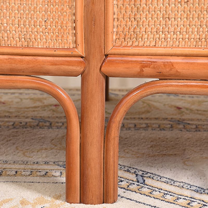 33" H Rattan Accent Chaise Lounge Chair/TV Chair with Pillow