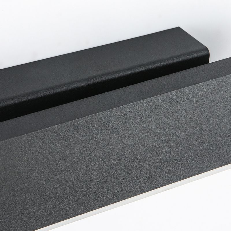 Luz de pared rotatable de hierro forjado de pared LED rectangular moderno moderno con sombra acrílica