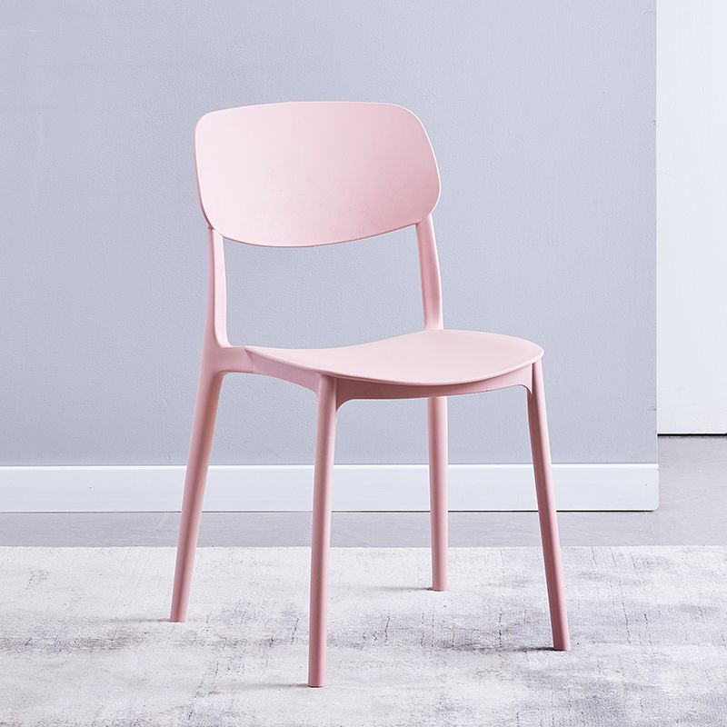 Chaise de salle à manger de Style nordique, chaises latérales en plastique sans accoudoirs pour la cuisine