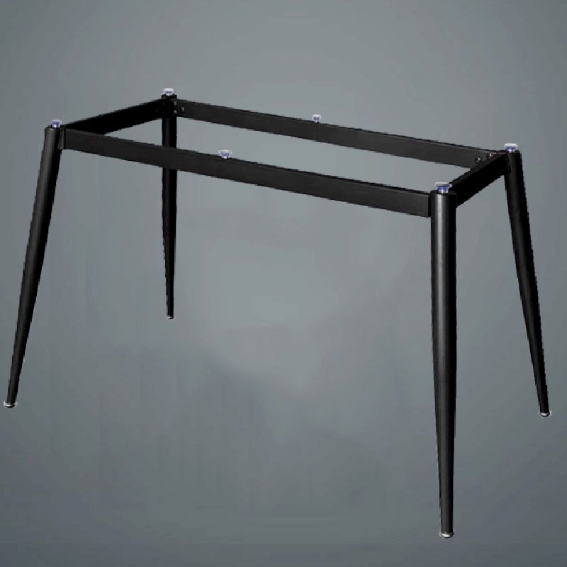 Dining Room Industrial Dinner Table Rectangle 4 Legs Dining Table