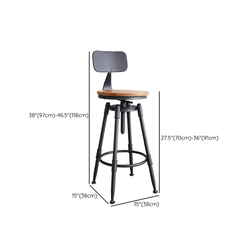 1/3/4 Pieces Table and Stool Set Solid Wood Counter Height Set