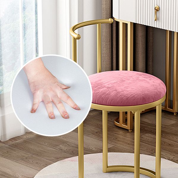 Scandinavian Open Back Side Chair for Home Upholstered Side Chairs