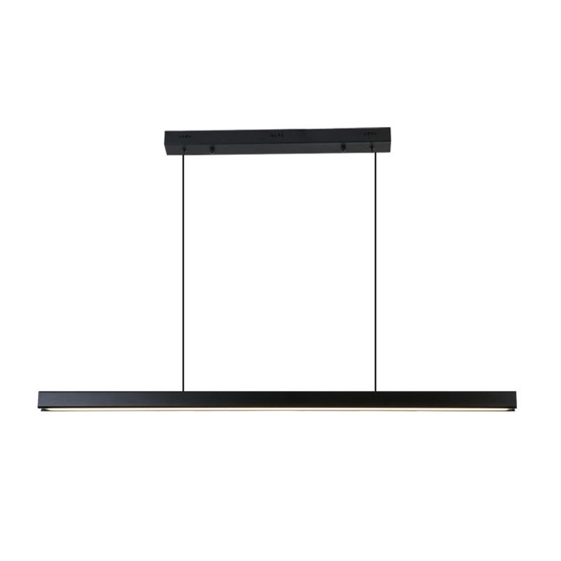 Linear Chandelier Island Light Fixture Modern Metal Pendant Lighting