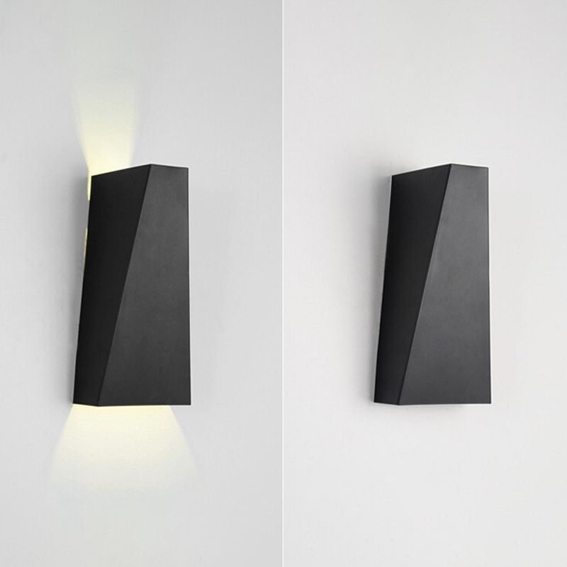 Geometrische metalen wand SCONCE LICHTING MODERNE STIJL LED MULT MOETEN LICHTBEELDING