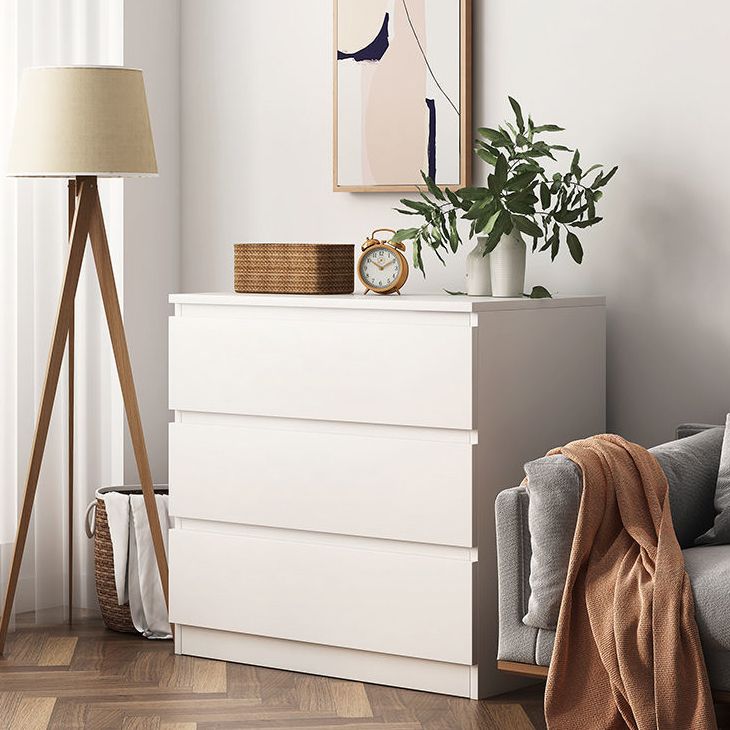 Contemporary Storage Chest Manufactured Wood Dresser with 3/4/5/6/8 Drawers