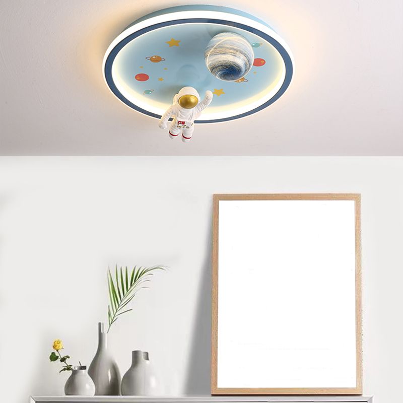 Plafonnier LED créatif d'astronaute, plafonnier de Style moderne pour chambre de garçon