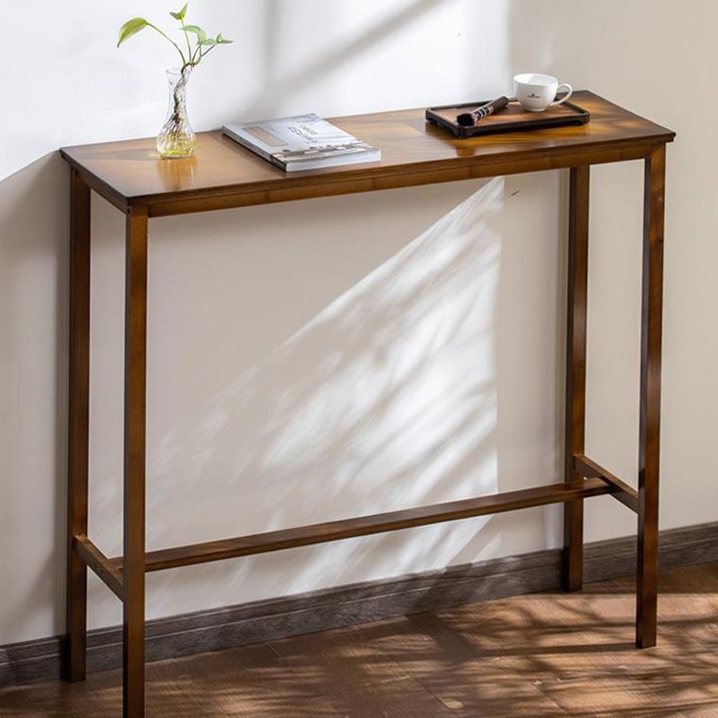 Contemporary Bar Height Table Trestle Counter Height Dining Table