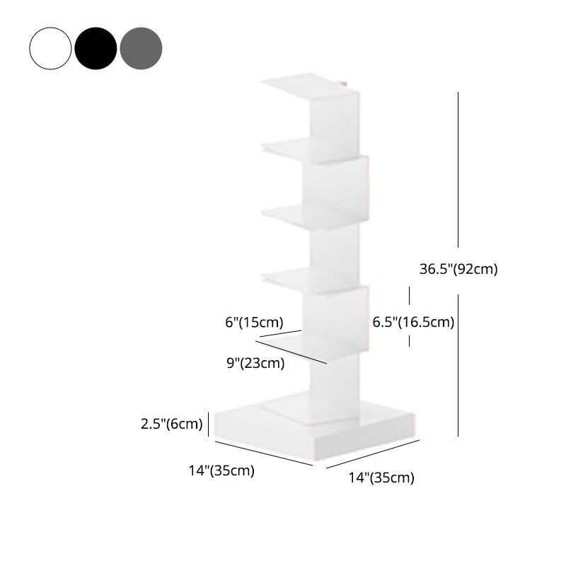 13.78"W Bookshelf Contemporary Style Invisible Bookcase for Home and Office