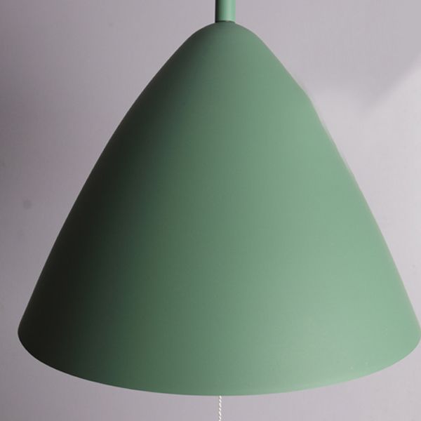 Éclairage suspendu en forme de cône MACARON MACARON MÉTAL 1 PENDANT LEIL