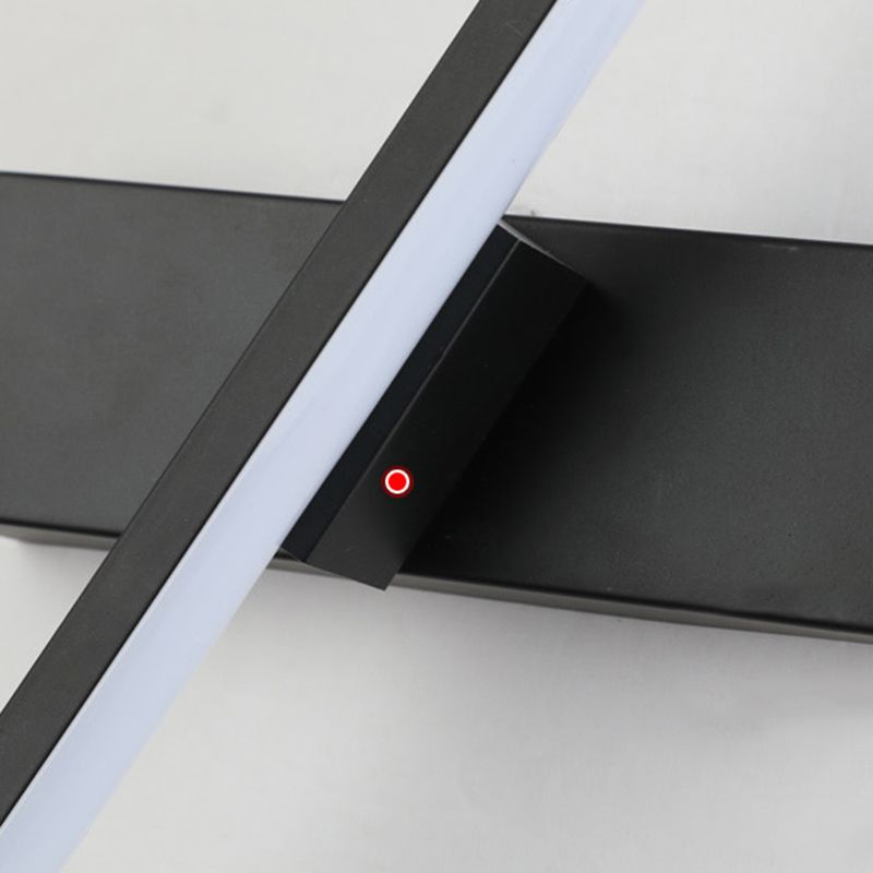 Modern Simple Aluminum Wall Light LED Strip Shape Rotatable Wall Lamp for Bedroom