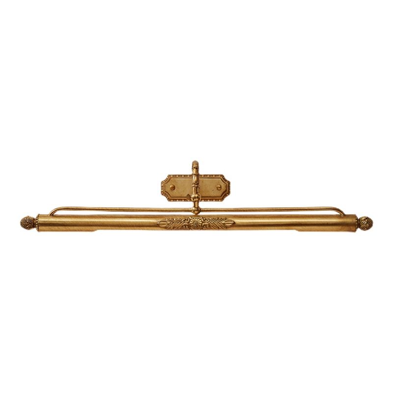 Linear Vanity Wall Lights Vintage Simplicity Brass Wall Sconce with Antlers for Bathroom
