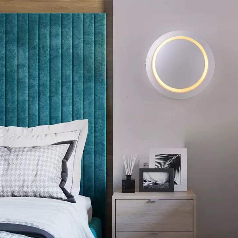 Plastic Sconce Light Modern Style Wall Sconce Lighting for Living Room