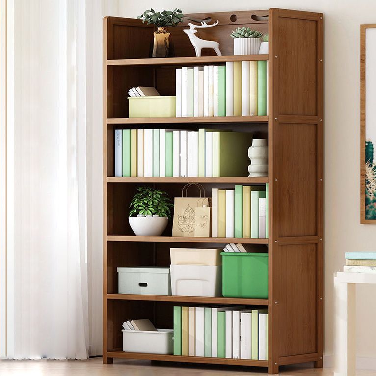 9.9" W Modern Bookcase Matte Finish Closed Back Bookshelf for Study Room