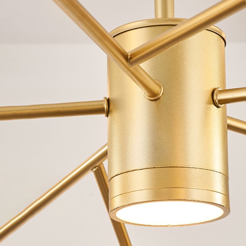 Ramo di lampadario minimalista luci a soffitto appeso per la camera da letto del soggiorno