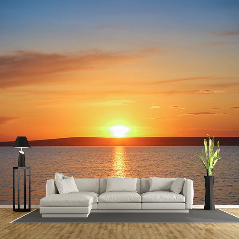 Sky and Cloud Mural Wallpaper for Resting Room Decor, Custom Size Available