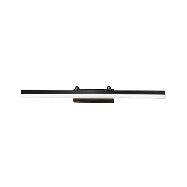 Metal Linear Shade Swing Arm Wall Light Modern 1 Head Wall Mount Fixture