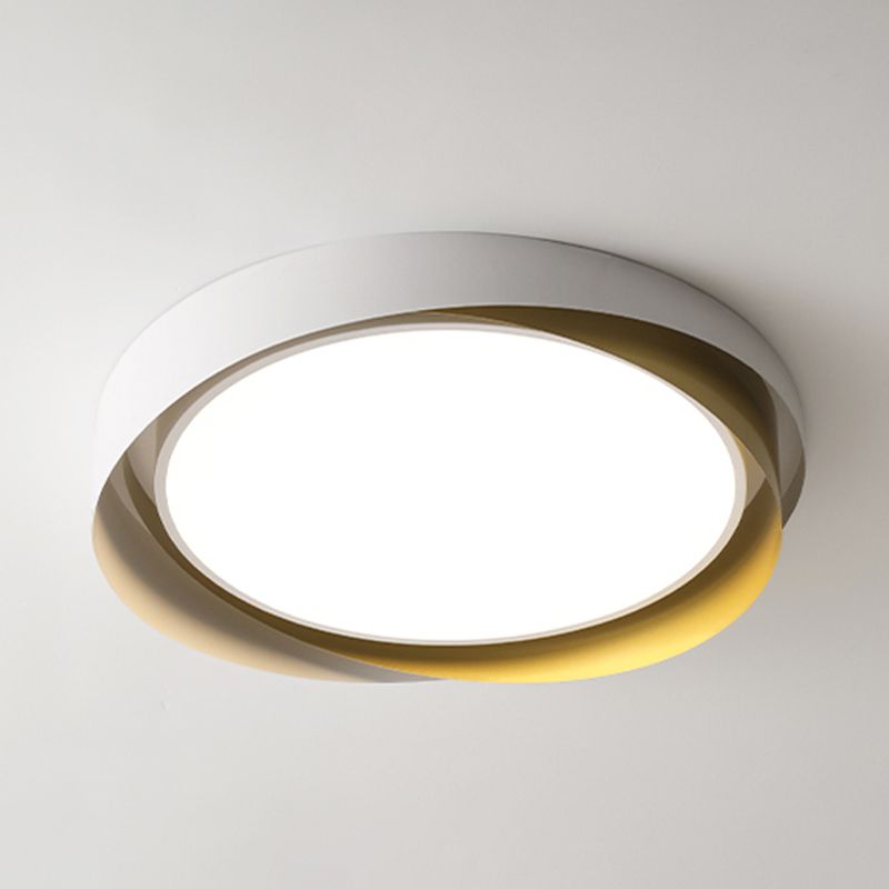 Nordic Modern Flush Mount Ceiling Light LED Spiral Flush Mount Lighting for Bedroom