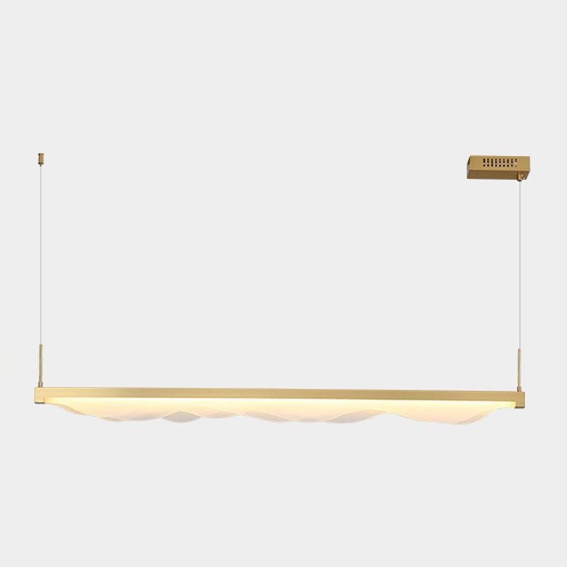 Estilo moderno lineal isla light light metal 1- luz colgante de la isla ligera