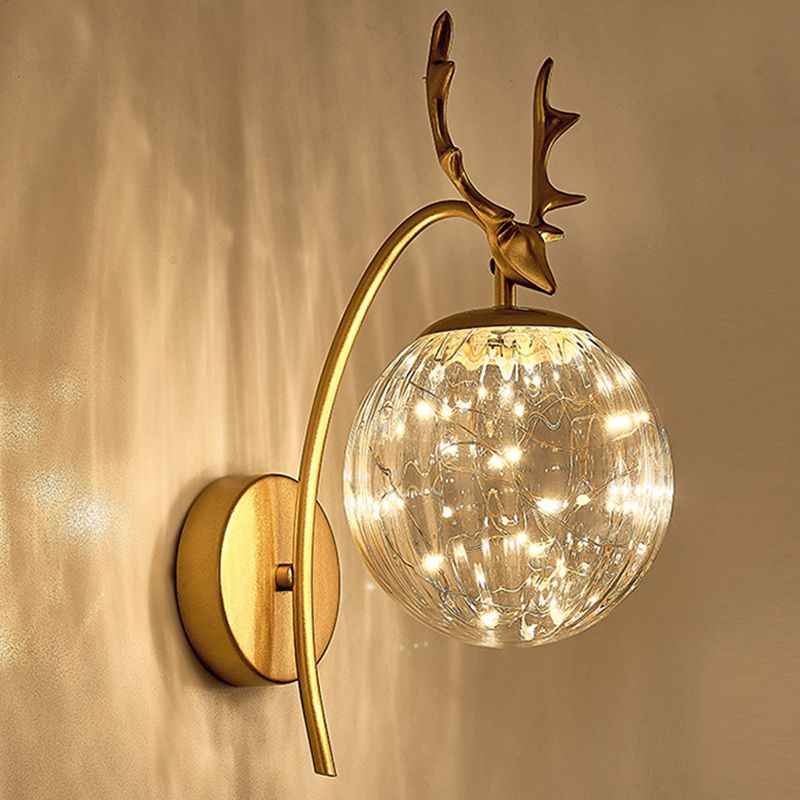 Modern Creative Creative LED LAMPAGGIO GLOGO GLOGE GLOBE DONCE PER LA CAMERA DA PAZIONI CON DEORAZIONE