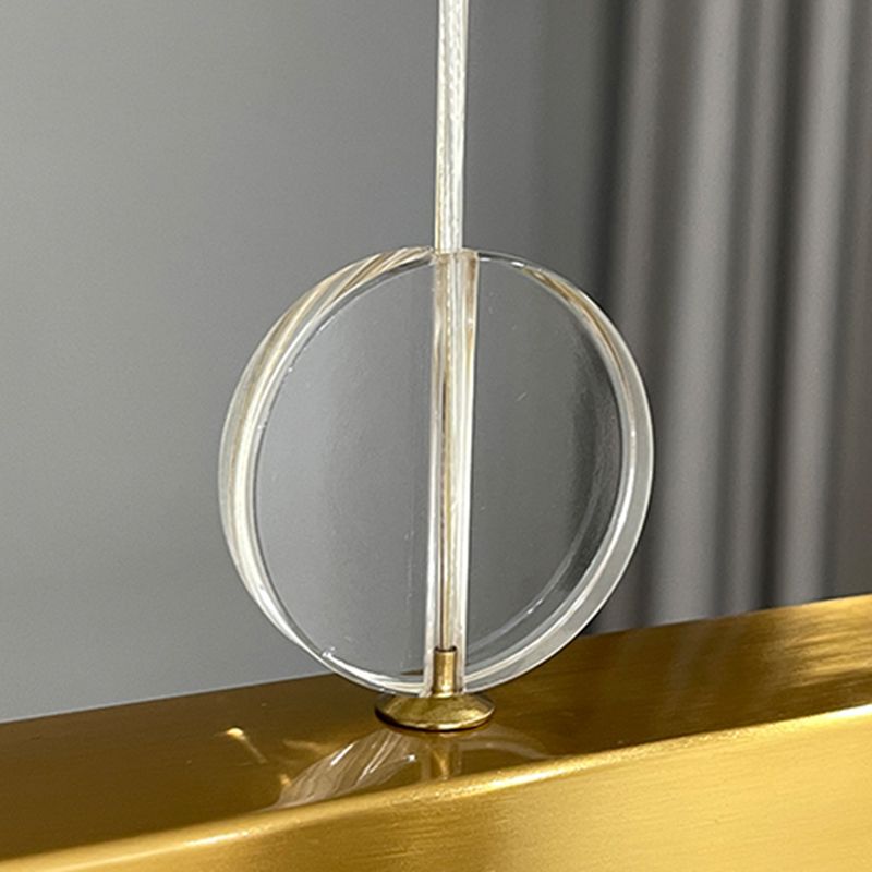 1 luminaire de l'île géométrique légère