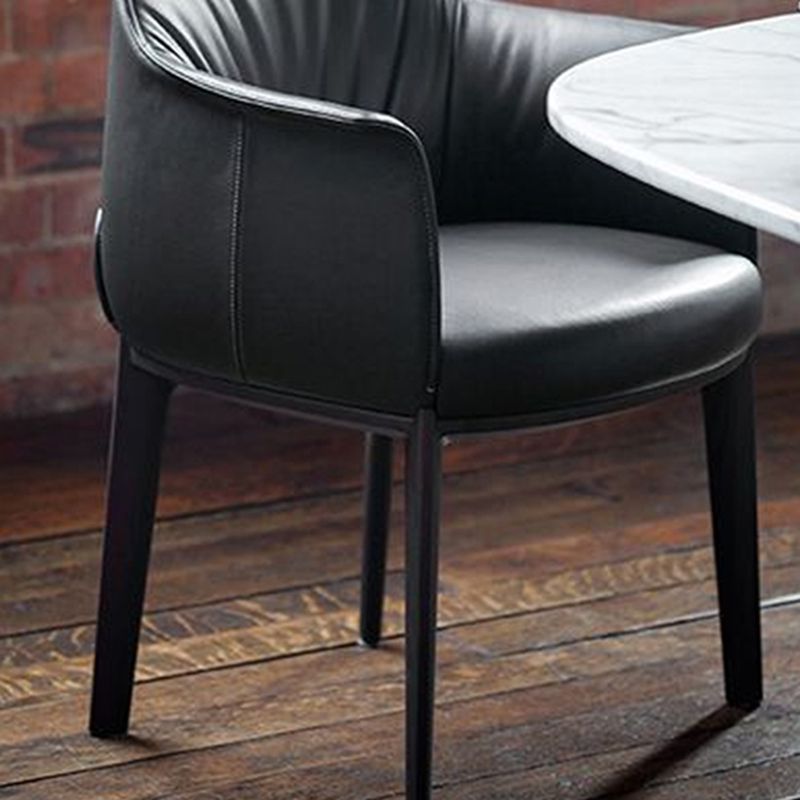 Mid-Century Modern Arm Chair Living Room Arms Included Basic Four Leg Armchair