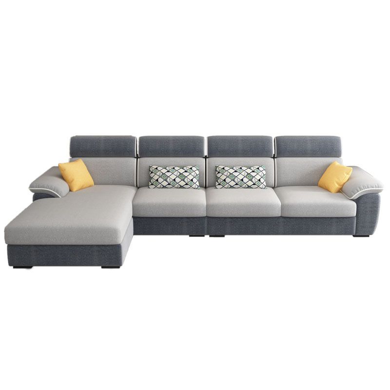 Pillow Top Arm Modular Settee Furniture Loose Back Modern Bench Seating