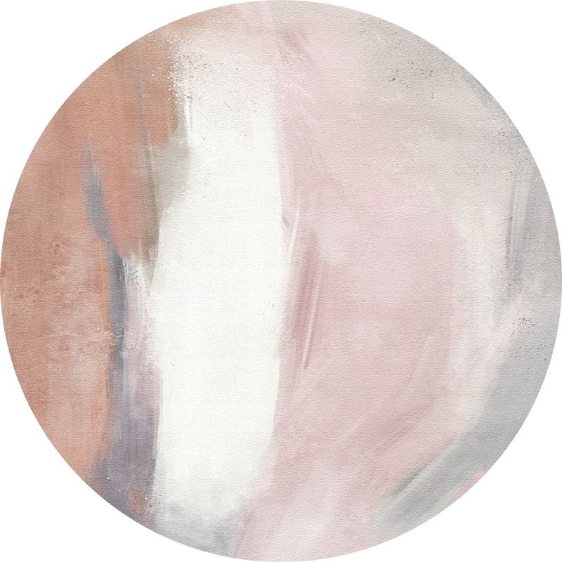 Unique Multicolor Abstract Rug Polyester Modernist Rug Pet Friendly Anti-Slip Backing Area Rug for Bedroom