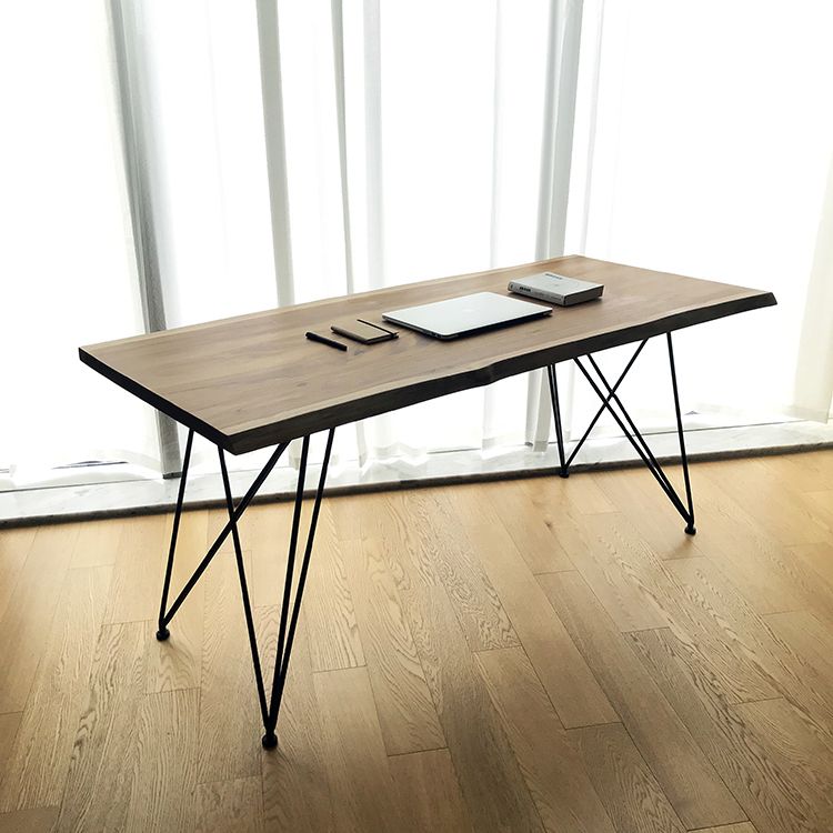 Wooden Table Industrial Style Simple Family Rectangular Dining Table