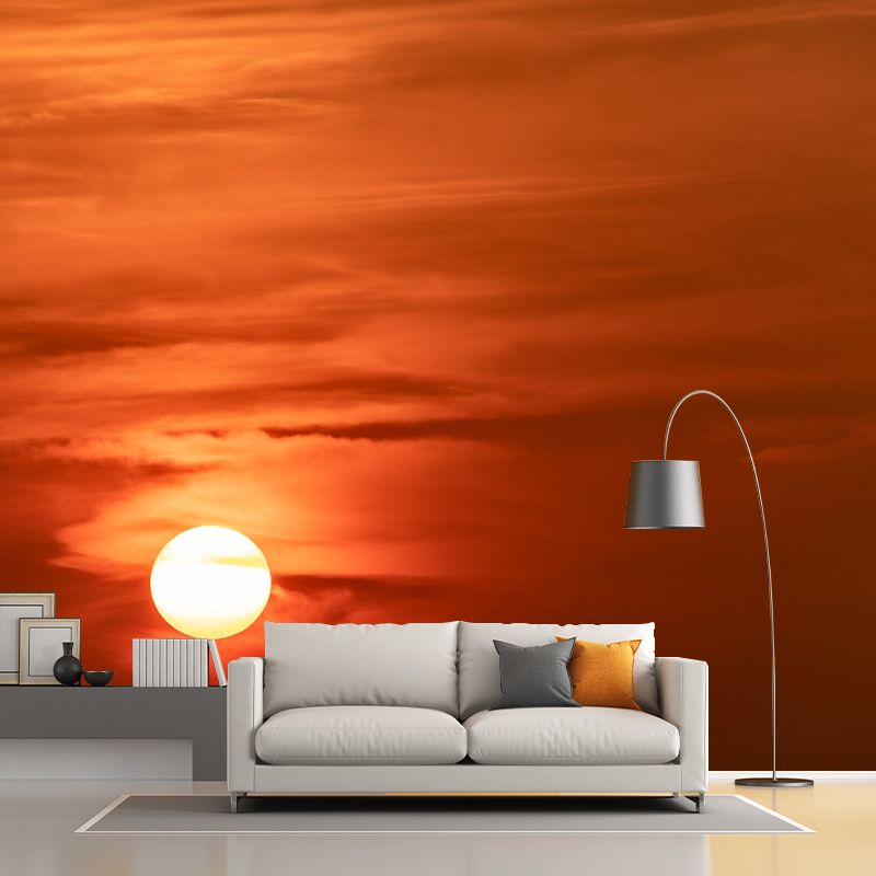 Cloudy Sky Mural Wallpaper for Living Room Waterproof Wall Decor, Made to Measure