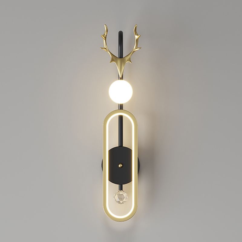 Moderner Stil Metall Wandleuchte kreative LED -Wandleuchte Leuchten für Schlafzimmer