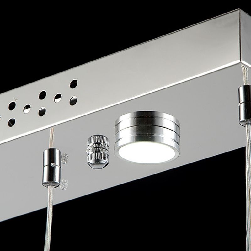 Contemporary Pendant Lights Note Shape Island Lights Crystal 3 Light for Kitchen Island