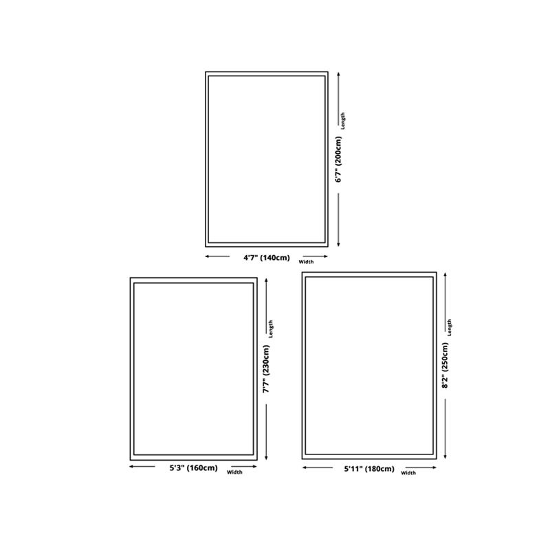 Apricot Modern Rug Polyester Graphic Rug Non-Slip Backing Rug for Living Room