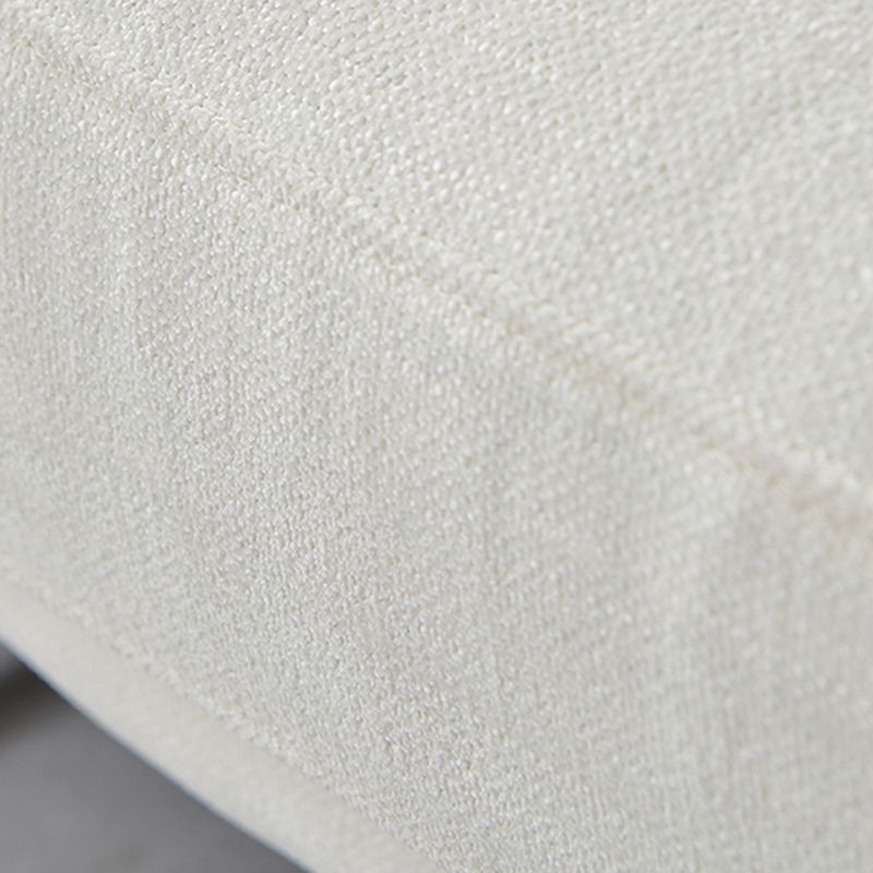 Ultra-Modern Sofa with Bolster Pillows Armless Settee for Bonus Room