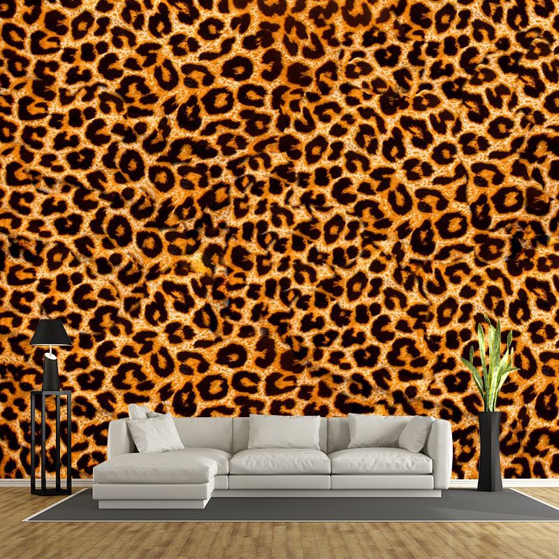 Full Size Photography Modern Mural Wallpaper with Animal Skin Pattern in Light Color