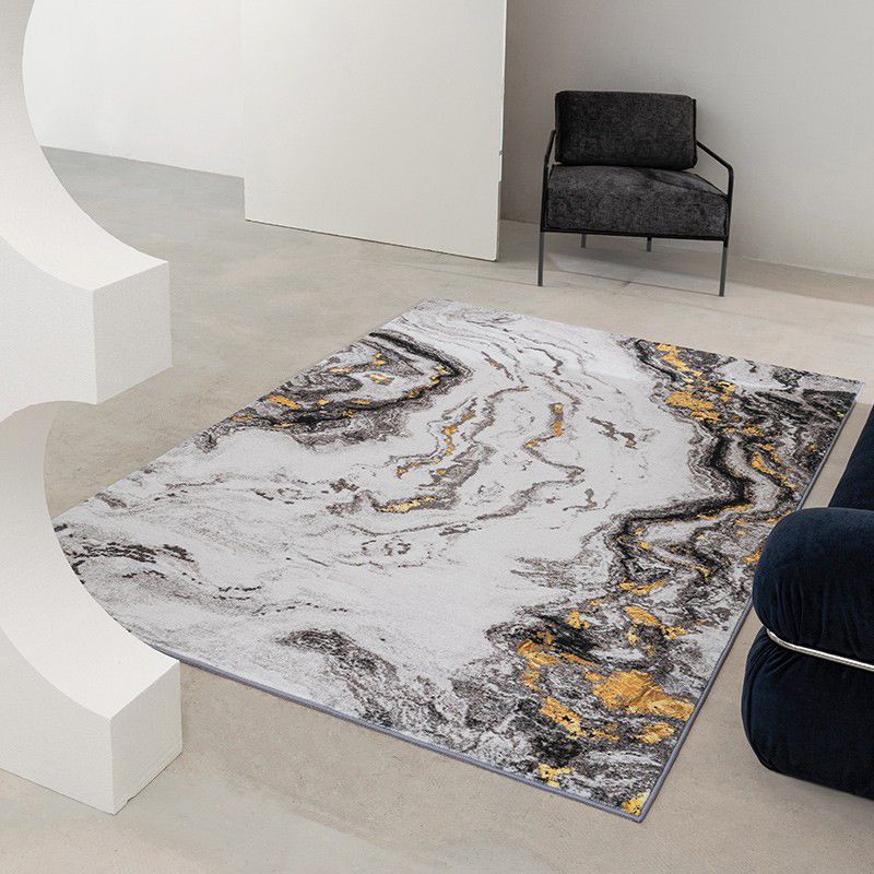 Stijlvol polyester tapijt abstract patroon binnen vloerkleurbestendig gebied tapijt voor woonkamer