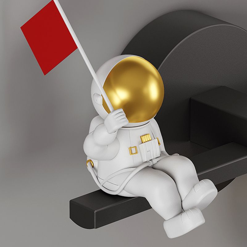 Geometry Shape Wall Lights Kids Style Metal 2 Light Wall Mount Lights