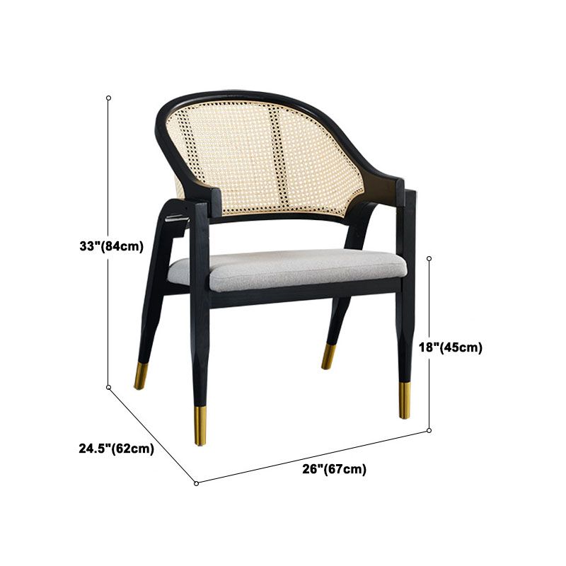 Traditional Style Chairs Dining Wooden Arm Chairs for Kitchen