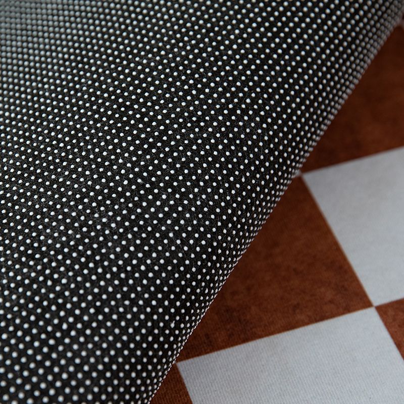 Simple Checkerboard Rug Polyester Indoor Rug Non-slip Area Carpet for Living Room and Bedroom