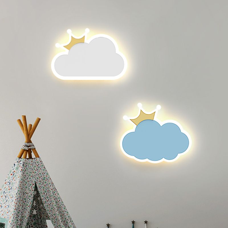 Wall Mount Light Fixture Nordic-Style Metal Kids Bedroom Wall Mount Light